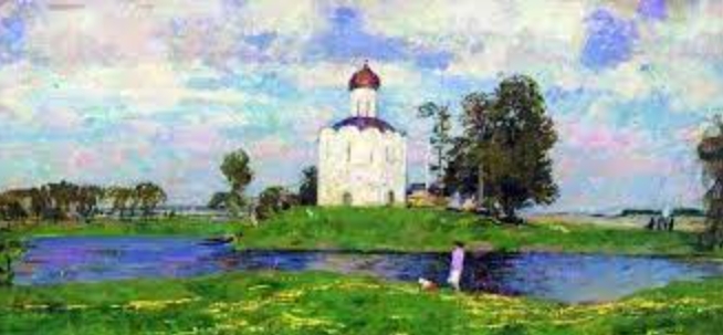 «Церковь Покрова на Нерли» – картина Герасимова