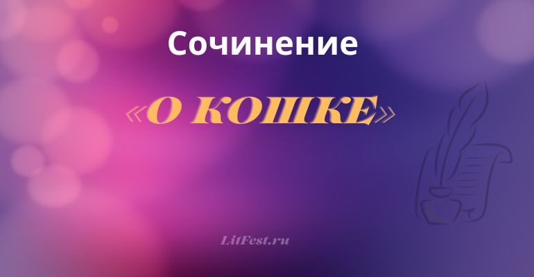 Сочинение «О кошке»